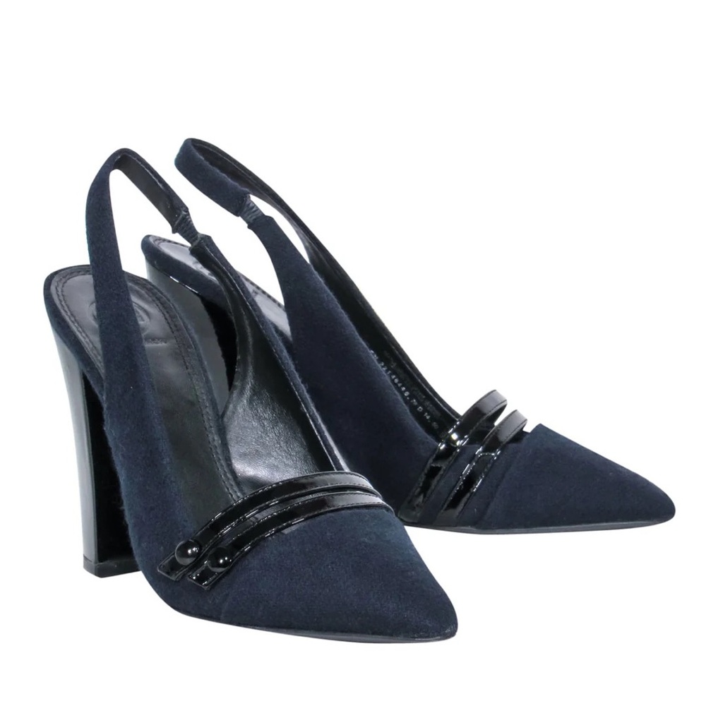 Tory Burch navy pumps